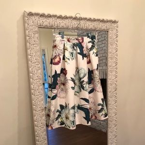Floral A-Line Skirt